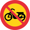 C11, Förbud mot trafik med moped klass II 
